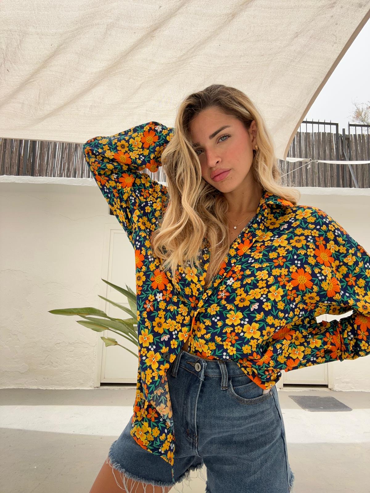 Camicia a fiori