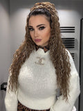 Maglioncino basic bianco