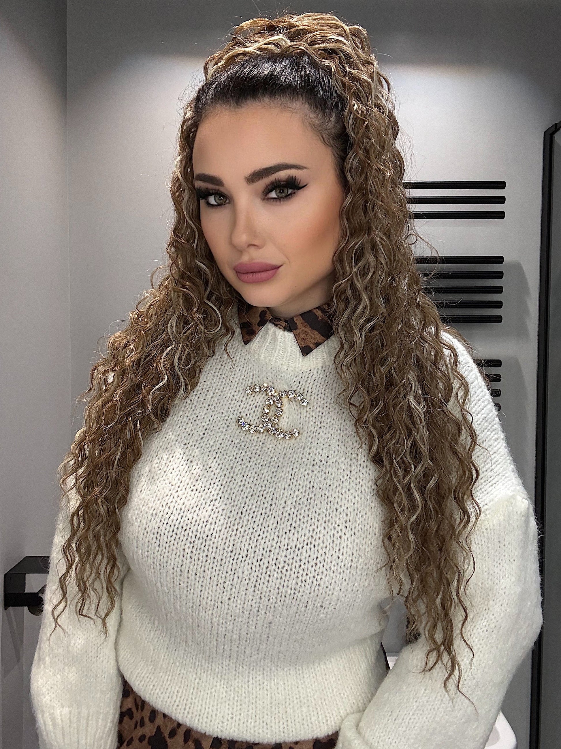 Maglioncino basic bianco