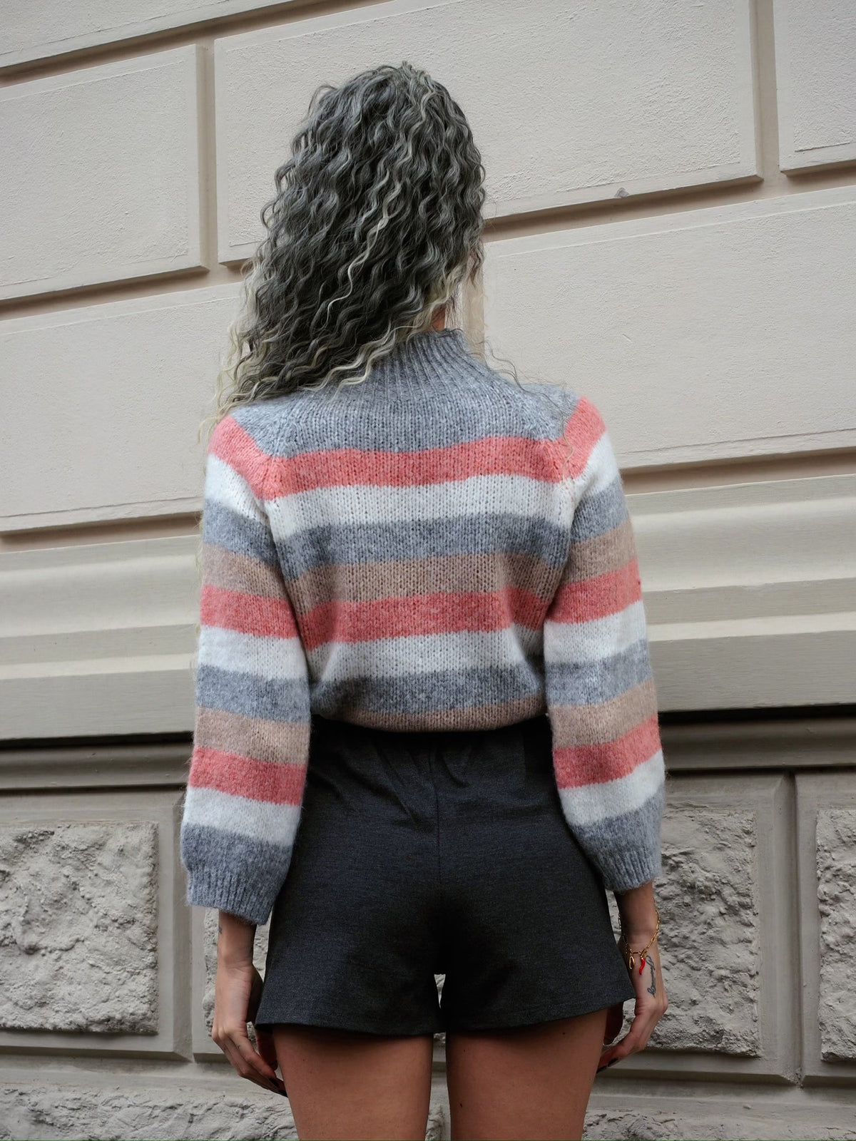 Maglione a righe