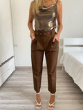 Completo giacca e pantalone choco