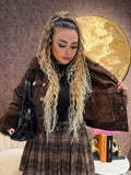 Giacca Denim Luxury Fur