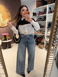 Camicia Layered Chic con maglioncino integrato