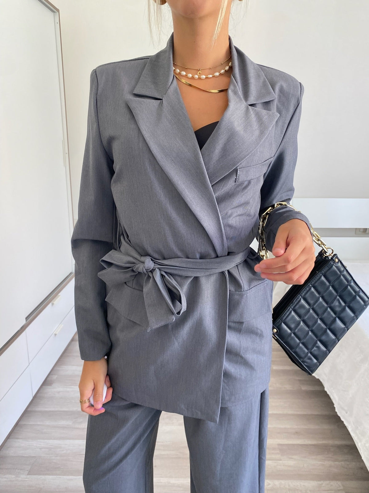Tailleur grigio