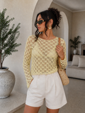 Maglia in Pizzo Floreale