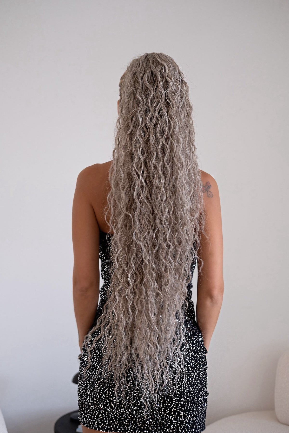 Coda extra long 90cm Riccia con Coulisse vari colori