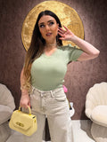 Maglia con inserti in pizzo