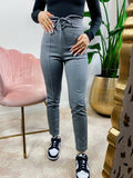 Pantatula con lacci grigio