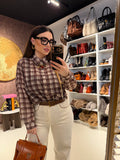 Camicie a quadri con strass