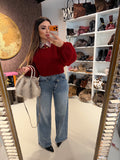 Jeans a Vita Asimmetrica Twist Up