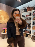 Giacca Denim Luxury Fur