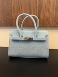 Borsa vintage jeans con strass