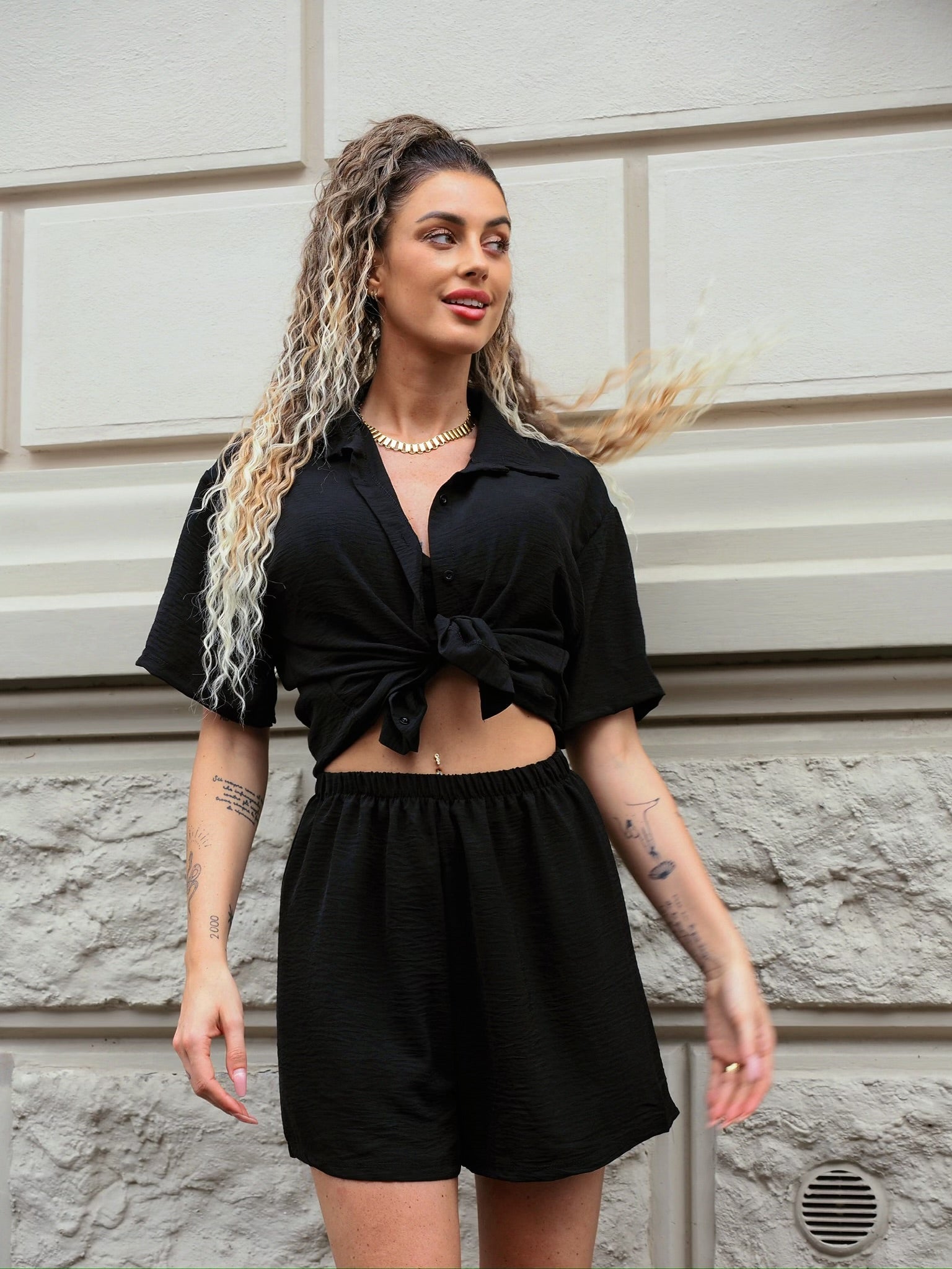 Completo tre pezzi nero