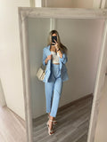Completo giacca e pantalone carta da zucchero
