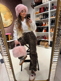 Felpa cropped corset
