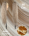 Coda extra long 90cm Riccia con Coulisse vari colori