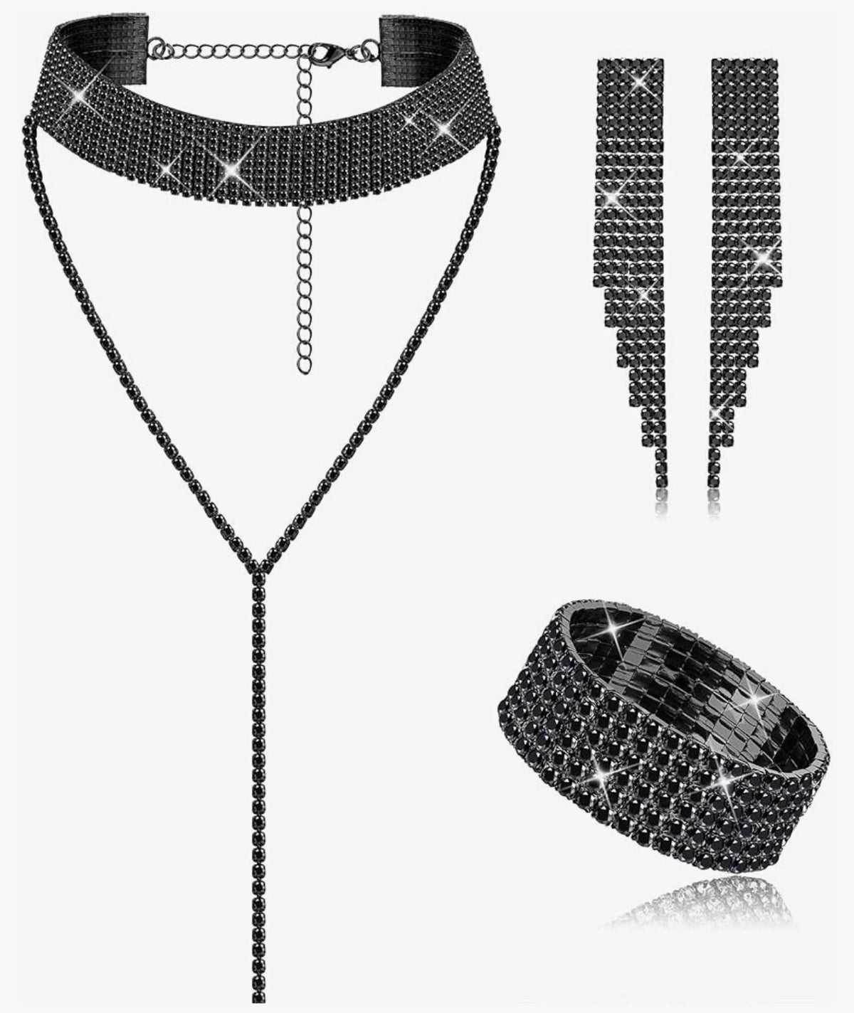Collana con choker e pendente