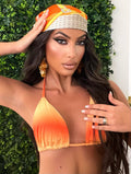 Bandana arancio fantasia
