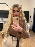 Clip Extension Riccia Biondo platino