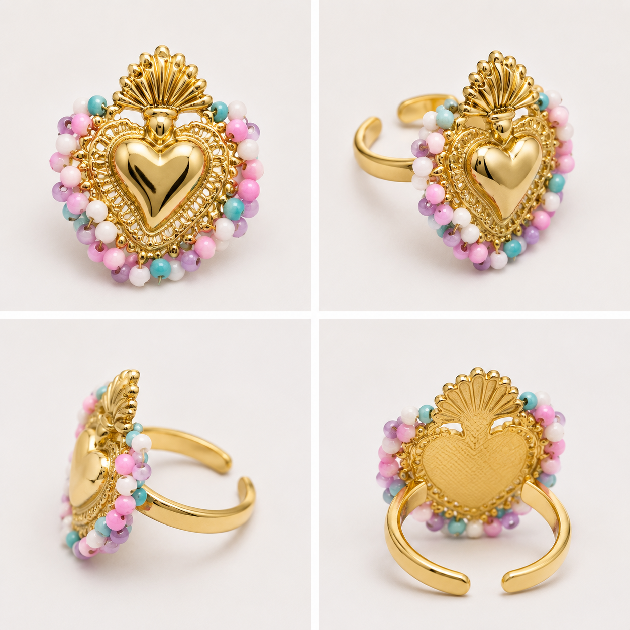 Anello Regolabile sacro cuore