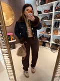 Giacca Denim Luxury Fur