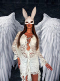 Maschera Rabbit White
