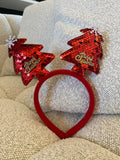 Cerchietto Renna paillettes