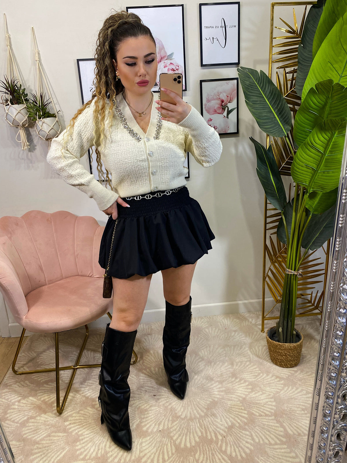 Maglioncino bianco con strass