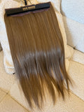 Maxi fascia castano freddo con clip