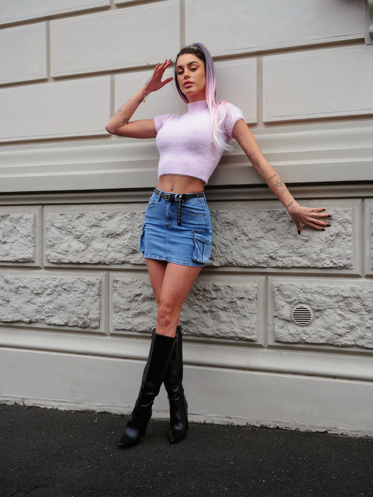 Maglia morbidissima rosa pastello