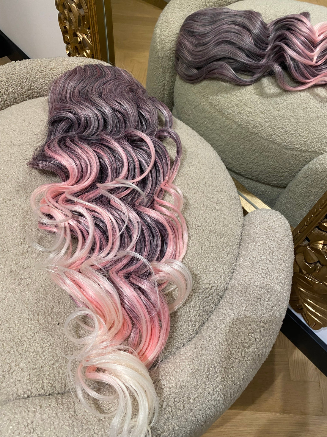 Coda effetto mosso con Coulisse Rosa