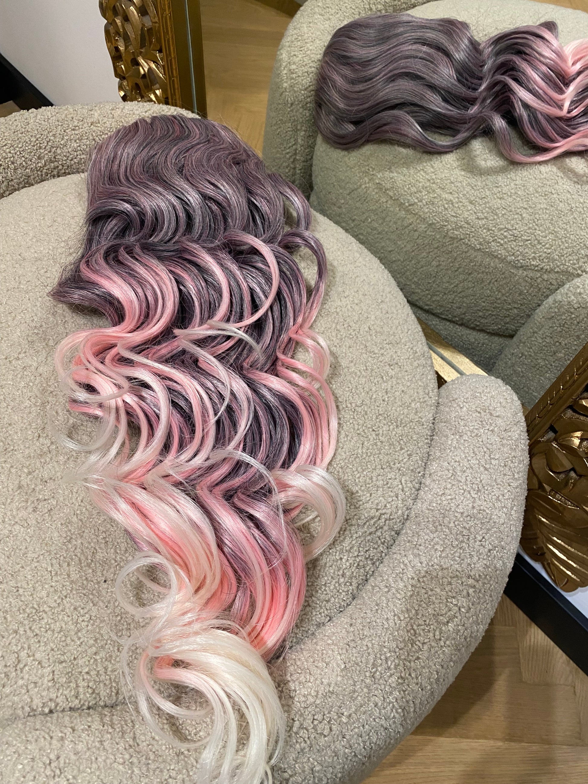 Coda effetto mosso con Coulisse Rosa