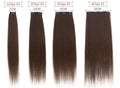 Extension 7 clip liscia castano scuro 150g