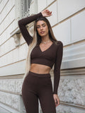 Completo casual/elegant choco