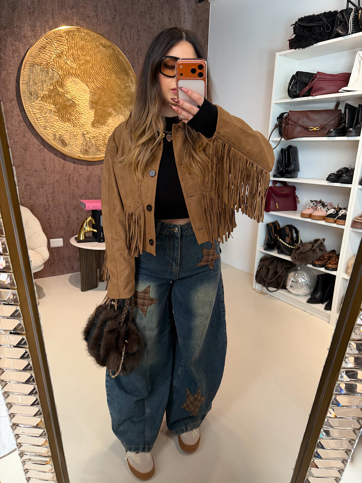 Jeans Street Style con Fascia Rimovibile