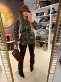 Camicia military con brillantini