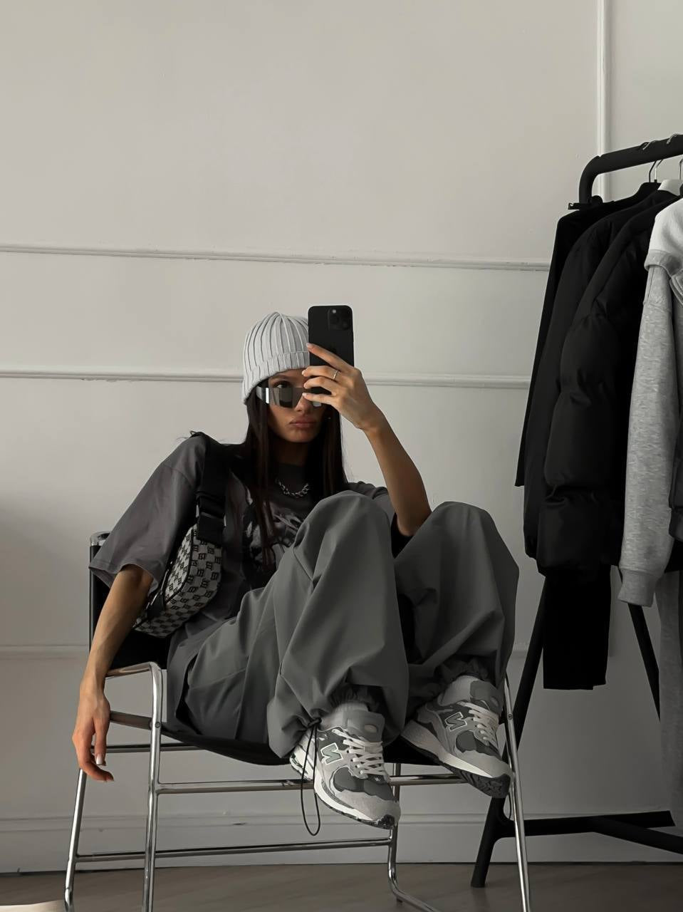 T-shirt grigio doberman
