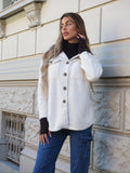 Giacca Teddy soft bianca