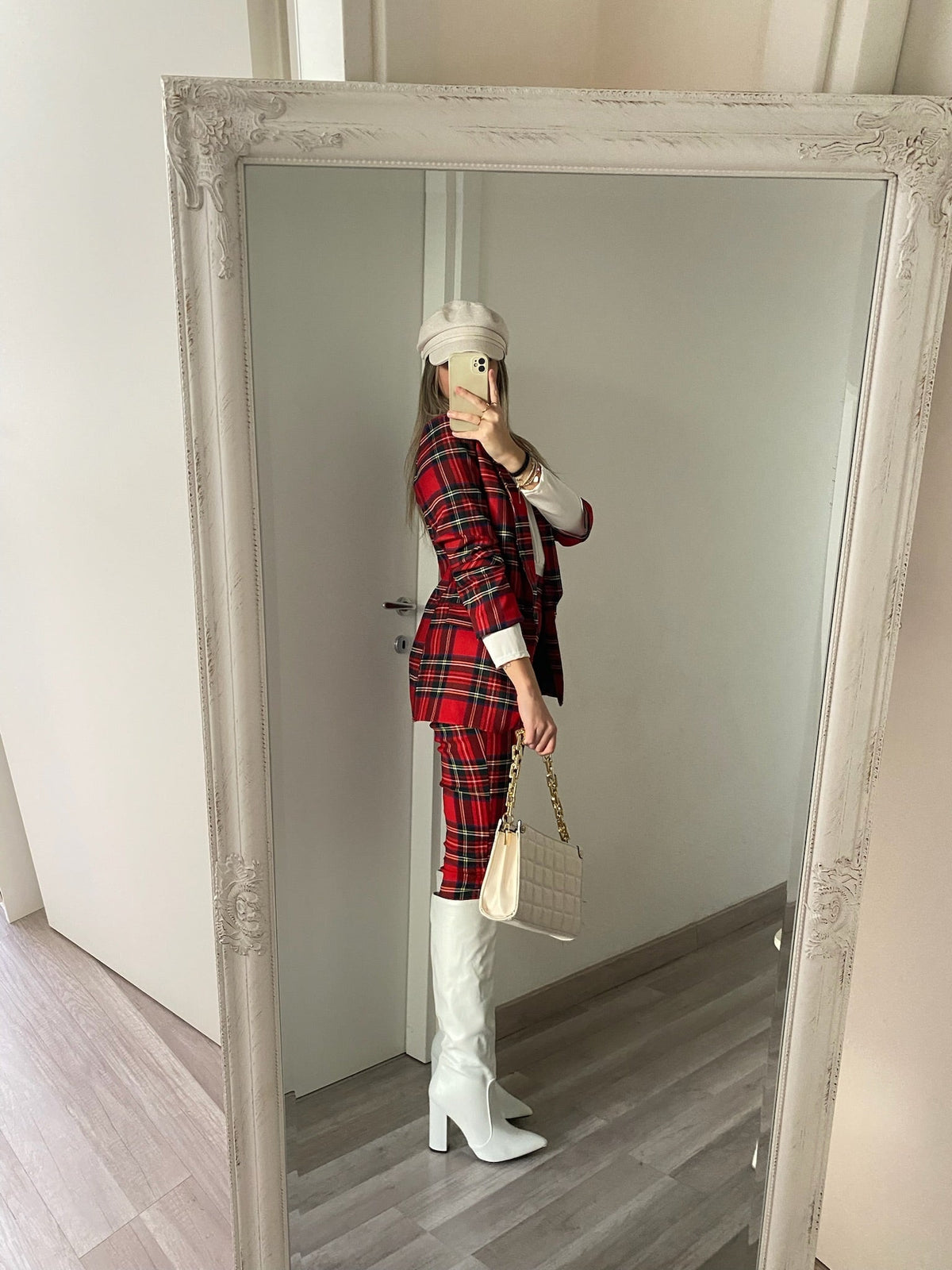 Completo giacca e pantalone scozzese