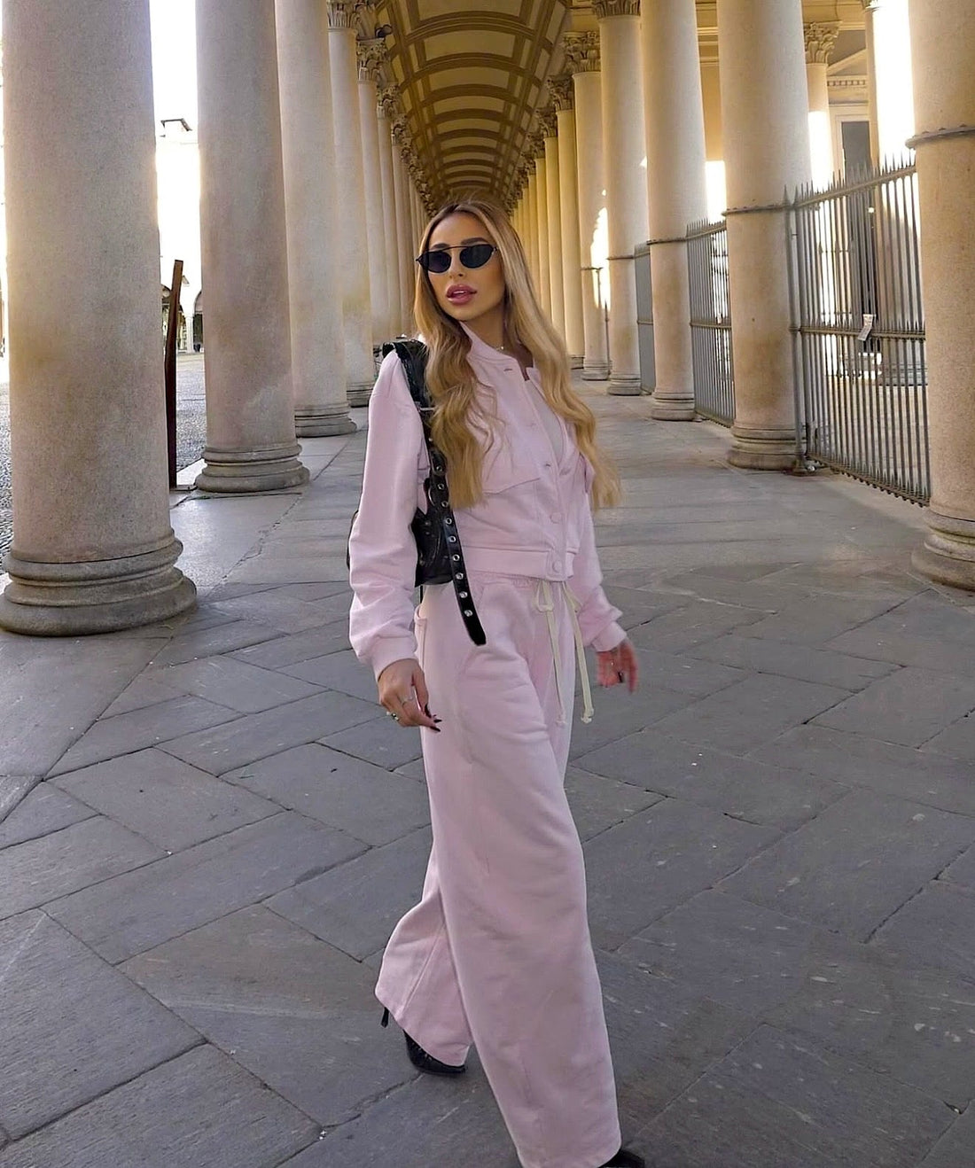 Tuta spring mode rosa
