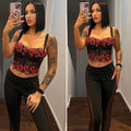 Leggins con trasparenza laterale