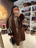 Cardigan lungo con polsino