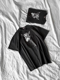 T-shirt grigio doberman