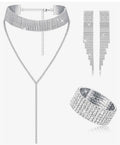 Collana con choker e pendente