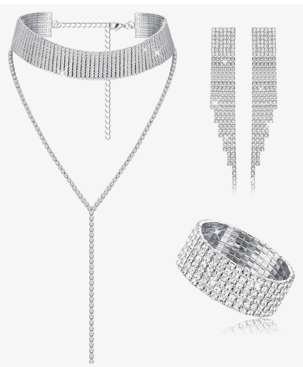 Collana con choker e pendente