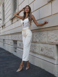 Body bianco in pizzo