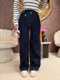 Jeans a Vita Asimmetrica Twist Up