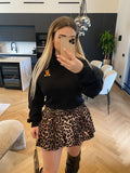 Felpa Teddy nero