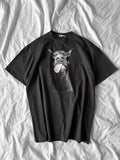 T-shirt grigio doberman