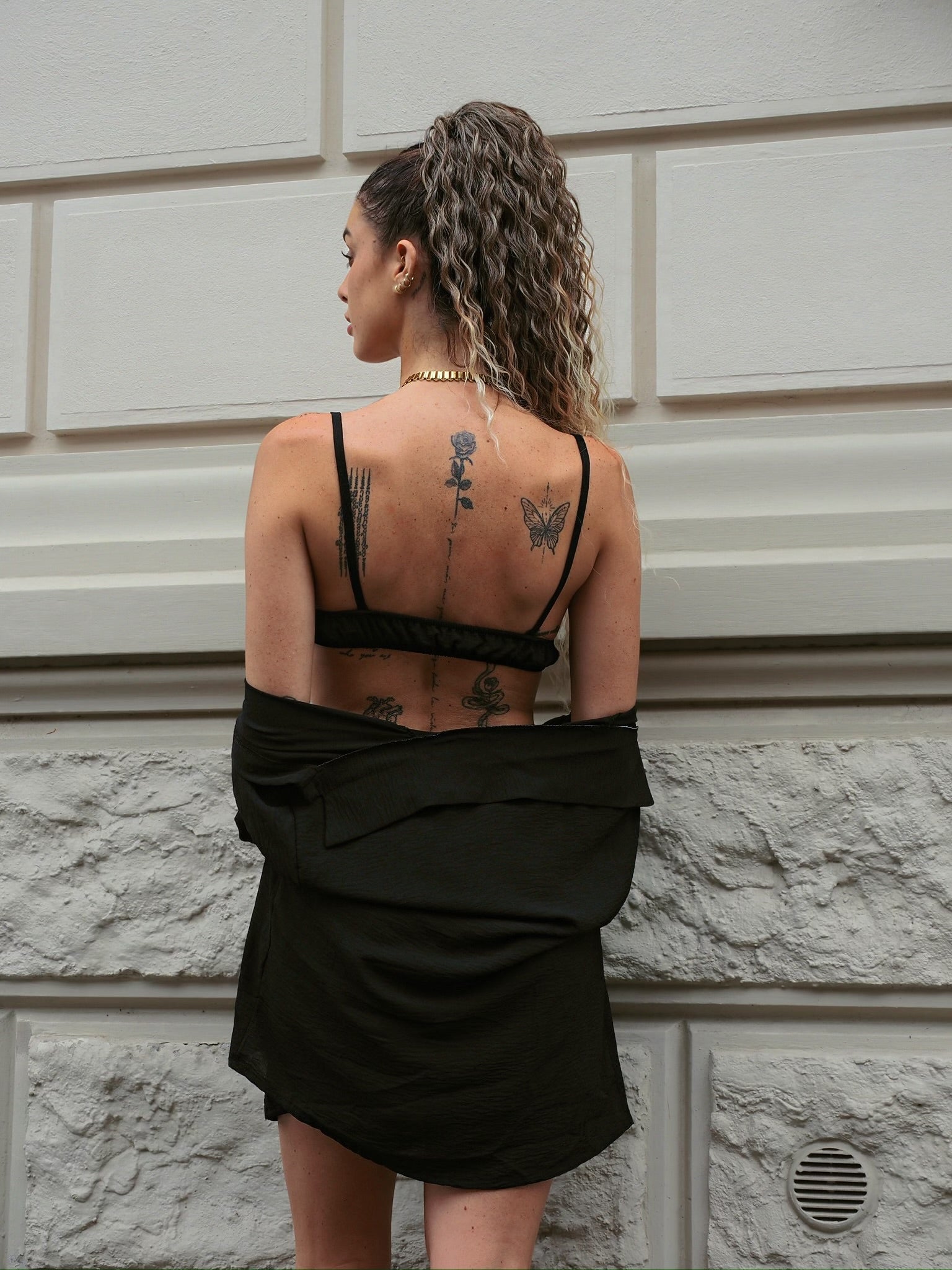 Completo tre pezzi nero